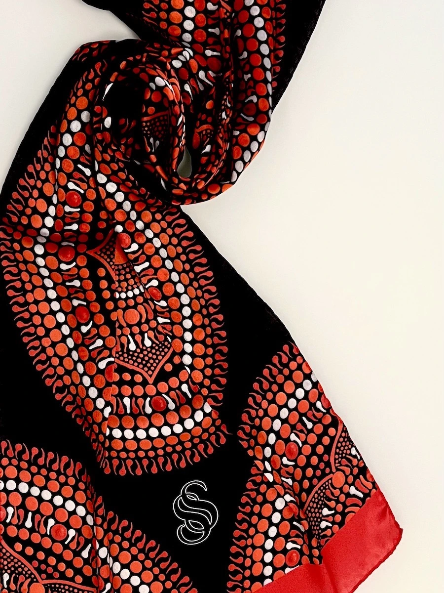 Foulard di seta a Como